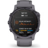 Часы GARMIN FENIX 6S PRO SOLAR AMETHYST STEEL WITH SHALE GRAY BAND 010-02409-15