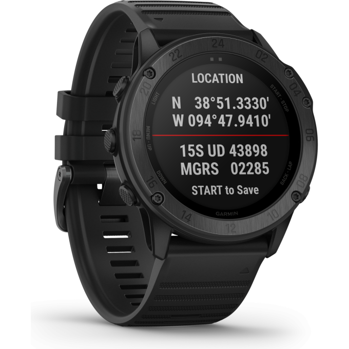Часы GARMIN TACTIX DELTA SAPPHIRE EDITION - Черное DLC-покрытие с черным ремешком 010-02357-01