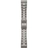 Ремешок сменный для GARMIN FENIX 6 22MM VENTED TITANIUM BRACELET 010-12863-08